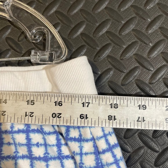 Champion Athleticwear Shorts Women's 1X Blue White‎ Plaid Drawstring Casual - Picture 4 of 6